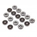 Fectop 16Pcs/Set Skateboard Skate Ball Roller Inline Ceramic Precision Bearing With Box