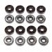 Fectop 16Pcs/Set Skateboard Skate Ball Roller Inline Ceramic Precision Bearing With Box