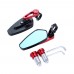 Supdott Universal 7/8" Rear View Side Mirror Handle Bar End Rearview Mirrors For Motorcycle Bicycle