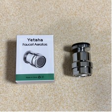 Yetaha Kitchen Faucet Aerator 360 Degree Swivel Tap Water Diffuser 24mm M24 Male Thread Bathroom Water Filter Nozzle Bubbler Mixer