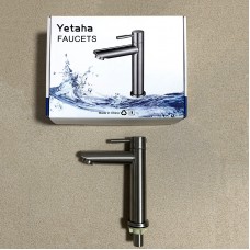 Yetaha Bathroom basin faucet Bathroom crane Single handle single hole wash basin faucet deck mount