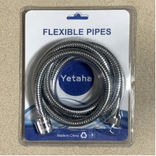 Yetaha Flexible Shower Hose Bathroom Accessories 1.5M Stainless Steel High Quality Encryption Explosion-proof Showers Water Pipe