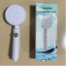 Yetaha 6 Mode Hand held Shower Head Water Saving Adjustable High Pressure Shower One-Key Stop Water Massage Eco Shower Bathroom Accessories