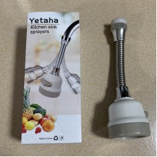 Yetaha 3 Modes Faucet Aerator Moveable Flexible Tap Head Shower Diffuser Rotatable Nozzle Adjustable Booster Faucet Kitchen sink sprayers