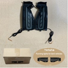 Yetaha 2x LED Running lights For Toyota Fortuner SW4 2015 2016 2017 2018 2019 2020 Rear Bumper Light Fog Lamp Brake Light Turn Signal