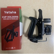Yetaha Motorcycle Drink Rack Cup Holder Water Bottle Cage Fit For BMW F700GS R1200GS