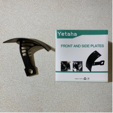 Yetaha Black License Number Holder Side Plate Mount Curved Vertical For Motorcycle Bike