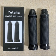 Yetaha 1Pair Motorcycle Handlebar Grips 7/8 - 22mm Handle Grip Universal CNC Handlebar Cap for CBR CB GSXR 600 650 1000 R6 Ninja ZX H2