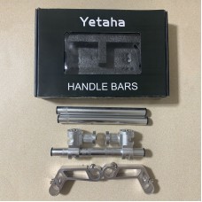 Yetaha Motorbike CNC Adjustable Steering Handlebar 7/8" Removable Handle Bar System 125cc Pit Bike Dirt Bike Motocross Scooter