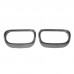 Yetaha 2PCS ABS Carbon Fiber Interior Dashboard Side Air Vent Outlet Cover Trim for Toyota YARiS Cross 20-21