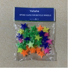Yetaha 36pcs Bicycle Bike Wheel Plastic Spoke Bead Kids Children Clip Colored Decoration