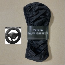 Yetaha Universal Black Dust Proof Oil-proof Car Steering Wheel Cover for Auto Repair/Cargo Freight/Fishing