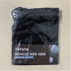 Yetaha Car Side View Mirror Snow Cover Fits ALL Cars SUVs Black 190T Silver coated TAFFETA