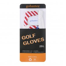 Gohantee Golf gloves Men Left Hand American Flag Cabretta Leather Soft Breathable Outdoor sport