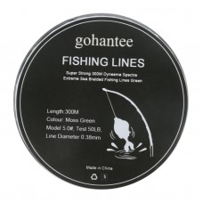 Gohantee Super Strong 300M Dyneema Spectra Extreme Sea Braided Fishing Lines Green