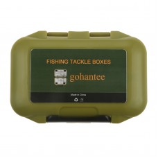 Gohantee 1Pcs Fishing Tackle Boxes Storage Case Multifunctional Double Mini Plastic Lure Hook Bait Box Gadget Box Pesca Fishing Accessories