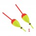 Gohantee 2pcs Fishing Floats And Bobbers Oval Stick Floats Weighted Slip Bobbers Kit New