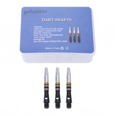 Gohantee 3pcs 2BA Darts Shafts For Professional Aluminum Darts Shafts Dart Accessories