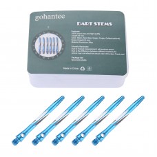 Gohantee 6PCS 45mm Aluminium Dart Stems Darts Shafts 2BA Darts Accessories