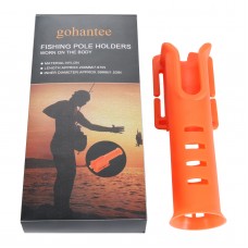 Gohantee Portable Pole Inserter Fishing Rod Multi-function Rack Fishing Rod Quick Belt Holder Rod Rack Accessories Belt Rod Holder