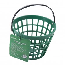 Gohantee Portable Golf Ball Basket Green Durable Nylon Golfball Container Carriers with Handle